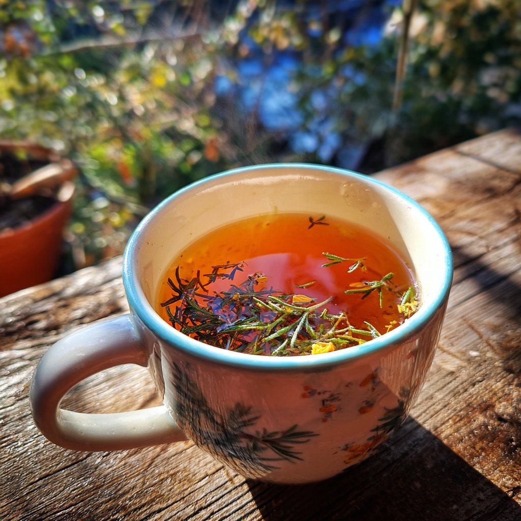 Soothing Dandelion Rosemary Tea