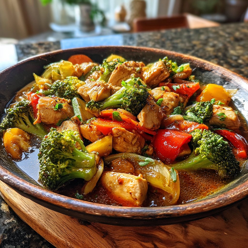 Wholesome Chicken Vegetable Stir-Fry