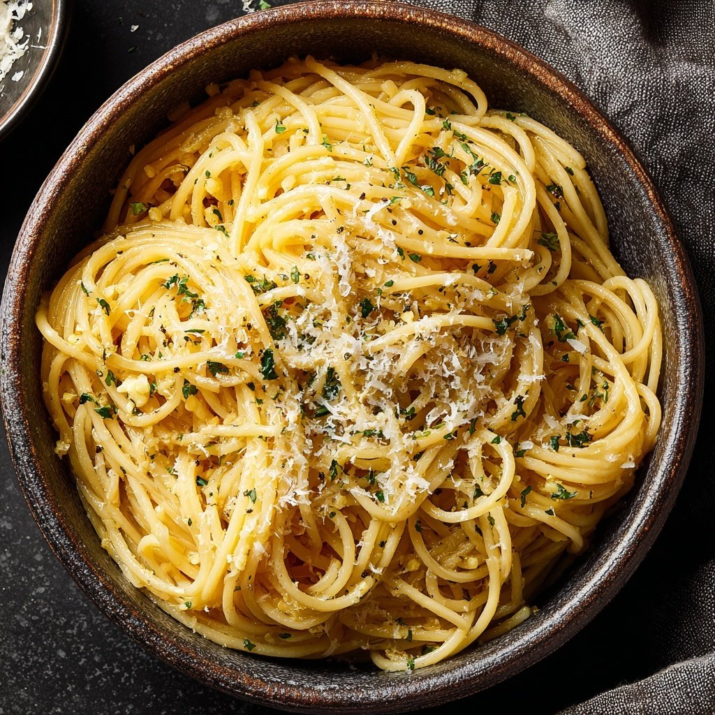 Quick Garlic Butter Pasta