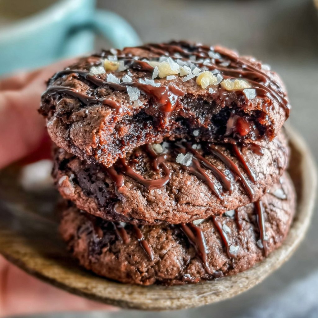 Walnut Brownie Cookies Surprise