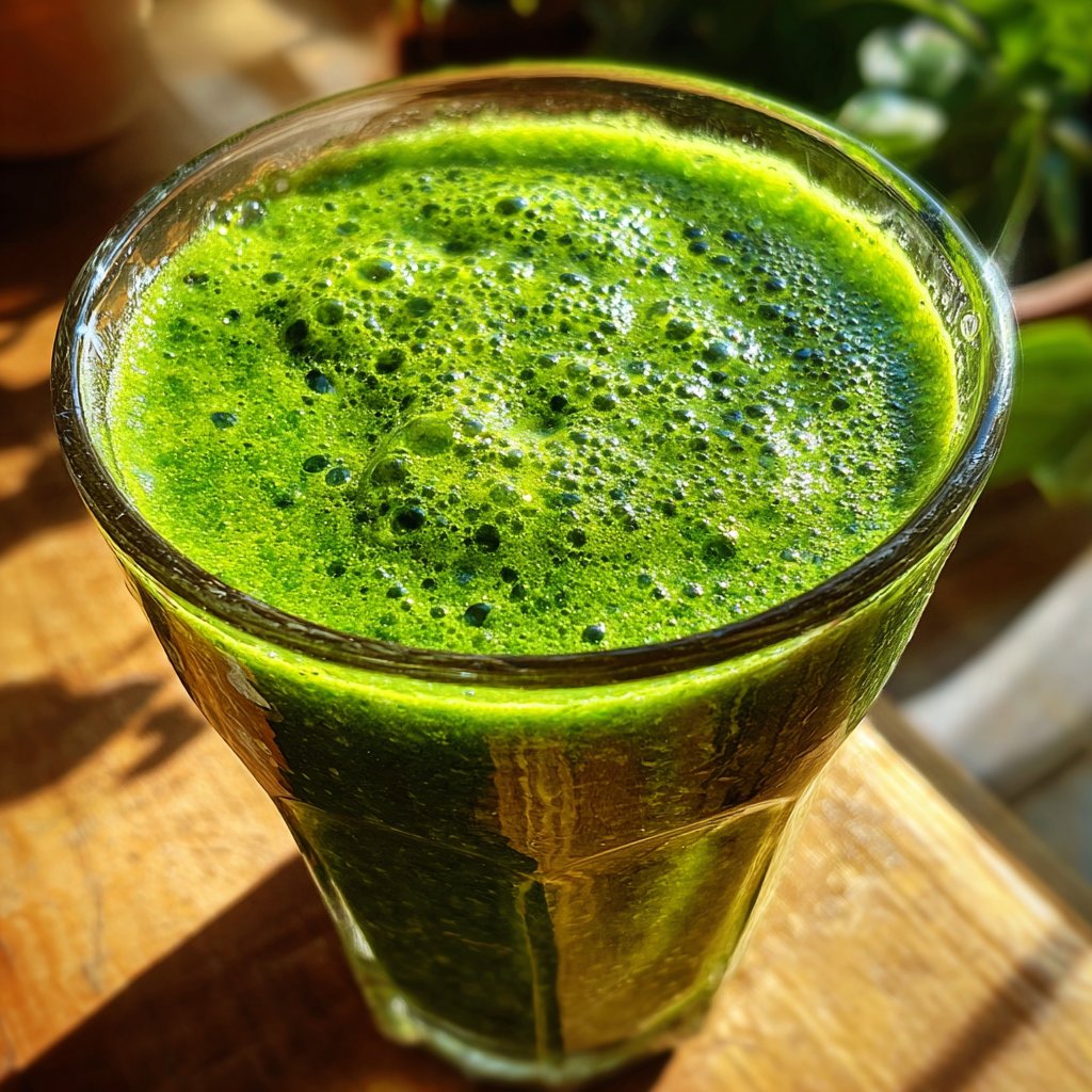 Dandelion and Apple Smoothie