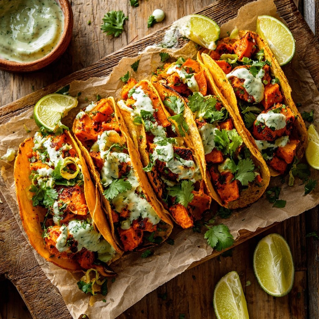 Chipotle-Lime Sweet Potato Tacos