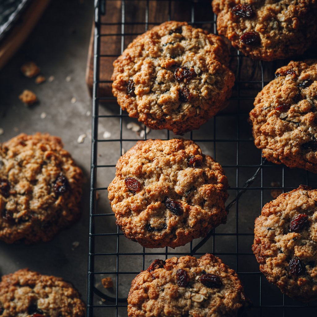 Oatmeal Raisin Spring Cookies