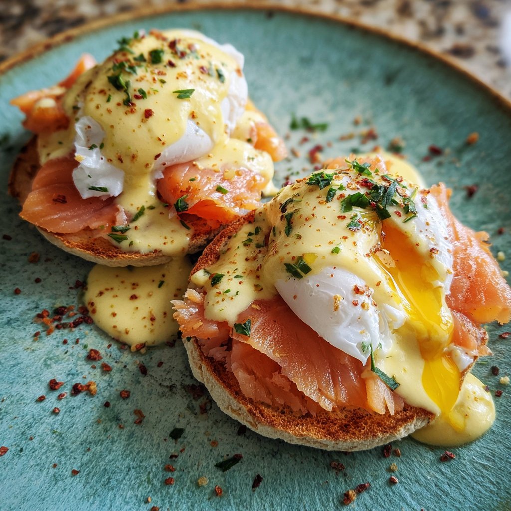 Salmon and Eggs Benedict